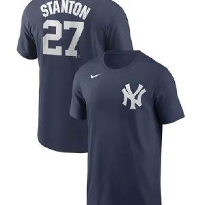 Giancarlo Stanton New York Yankees Nike Name & Number Navy T-Shirt Where To Buy Low Pice