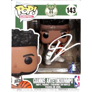 Giannis Antetokounmpo Milwaukee Bucks Signed Funko Pop! #143 BAS 42385 Buy Cheap 2025 Unisex