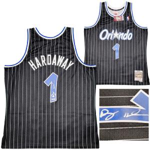 MAGIC ANFERNEE HARDAWAY AUTO BLACK AUTHENTIC M&N 1994-95 JERSEY XL PSA/DNA Perfect For Sale