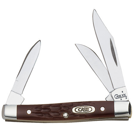 081 BROWN SYNTHETIC JIGGED SMALL STOCKMAN Get Authentic