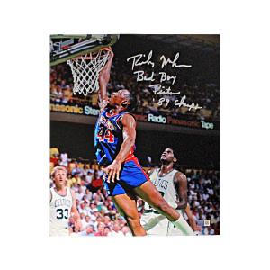 Rick Mahorn Detroit Pistons Autographed 11x14 Photo Inscribed "Bad Boy Pistons", "89 Champs" (CX Auth) Buy Cheap Big Discount