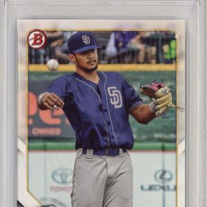 Graded 2018 Topps Bowman Fernando Tatis Jr. #BP114 Paper Prospects Rookie RC Bas Buy Cheap Outlet