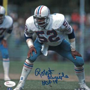 Robert Brazile Autographed/Signed Houston Oilers 8x10 Photo HOF JSA 21550 PF Cheap Pice Discount Authentic