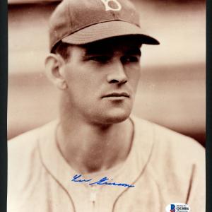 Lee Grissom Autographed Signed 8x10 Photo Brooklyn Dodgers Beckett Q03086 Clearance Low Pice