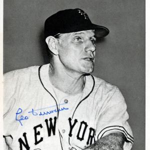 Leo Durocher Autographed 6.5x9 Photo Picture Pack 1948 Giants Beckett F98280 Official