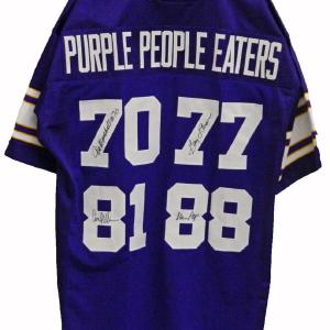 PURPLE PEOPLE EATERS Signed Vikings Purple Throwback Jersey - SCHWARTZ Outlet Wiki