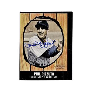 Phil Rizzuto Autographed Signed 2003 Bowman Heritage Card (Brandon Steiner LOA) Outlet Websites
