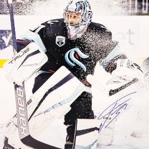 PHILIPP GRUBAUER AUTOGRAPHED 16X20 PHOTO SEATTLE KRAKEN FANATICS HOLO 211738 Manchester Great Sale Online