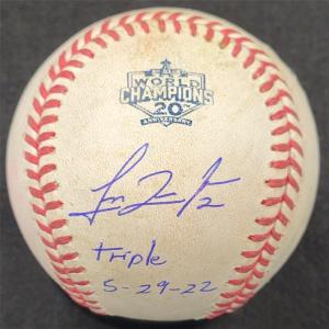 Luis Rengifo signed "Triple 5-29-22"/ Run 2022 GU Game Used MLB Baseball MLB BAS Cheap Wiki