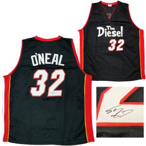 HEAT SHAQUILLE SHAQ O'NEAL AUTOGRAPHED BLACK JERSEY THE DIESEL BECKETT 202307 Discount Manchester