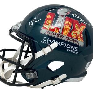 Howie Roseman Signed Eagles FS Super Bowl 59 Replica Helmet The Architect BAS Outlet Geniue Stockist
