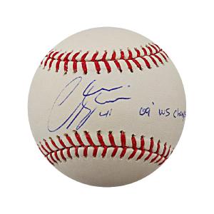 Chad Gaudin New York Yankees Autographed Signed Inscribed OMLB Baseball (MLB & Fanatics Auth #BF19465557) Affordable Sale Online