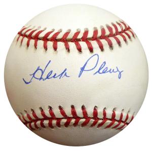 Herb Plews Autographed Signed AL Baseball Red Sox, Senators Beckett E48412 Fashionable