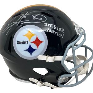 Hines Ward Signed Steelers Full Size Replica Speed Helmet Steeler Nation BAS Buy Cheap Wide Range Of