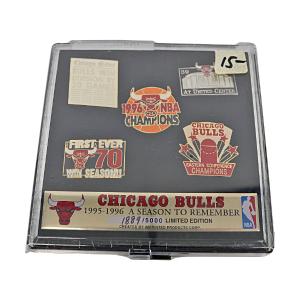 Chicago Bulls 1995-1996 A Season To Remember Commemorative Pin Set #1889/5000 Cheap Cost