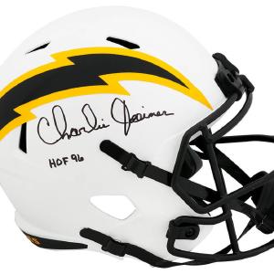 Charlie Joiner Signed Chargers Lunar Riddell F/S Rep Helmet w/HOF'96 - (SS COA) Discount Outlet Store