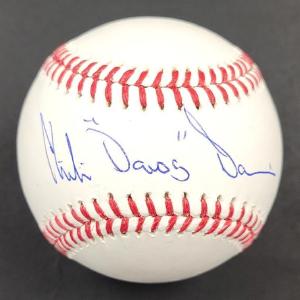 Chili "Dawg" Davis signed MLB Baseball autograph Yankees  BAS Beckett Holo Finishline For Sale