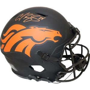 Champ Bailey Autographed Denver Broncos Authentics Eclipse Helmet Beckett 48647 Best Place Sale Online