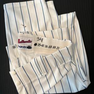 Chicago Cubs 2010 Game Used Pinstripe Home Pants Online Online Free Shipping