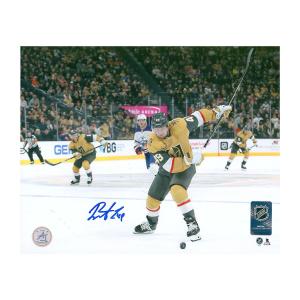 Ivan Barbashev Autographed Vegas Golden Knights Slapshot 8x10 Photo Original For Sale