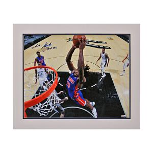 Isaiah Stewart Detroit Pistons Autographed Signed Inscribed Matted 16x20 Photo (CX Auth) Clearance Huge Surprise