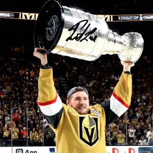 Ivan Barbashev Autographed Stanley Cup Vegas Golden Knights 8x10 Photo IGM COA 2 Discount Store