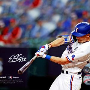 EVAN CARTER AUTOGRAPHED 8X10 PHOTO TEXAS RANGERS BECKETT BAS WITNESS 224194 Cheap Sale Cost