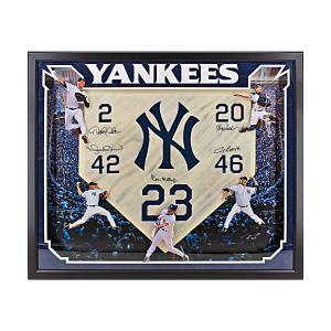 Jeter, Rivera, Mattingly, Pettitte & Posada Yankees Multi Signed Autographed Framed Homeplate (JSA LOA) Clearance Pre Order