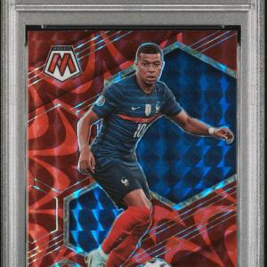 Graded 2021 Mosaic FIFA W/C Kylian Mbappe #6 Reactive Red Soccer Card PSA 10 Cheap Sale Footlocker Pictures