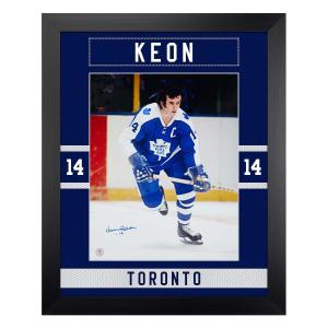 Dave Keon Signed Toronto Maple Leafs Uniform Graphic 26x32 Frame Sale New Styles