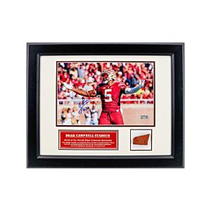 Jared Verse Florida State University Autographed 11"x14" Framed  Doak Campbell Stadium Brick (CX Auth & Battle's End LOA) Free Shipping Cheap