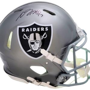 DAVANTE ADAMS AUTOGRAPHED RAIDERS FLASH FULL SIZE AUTH HELMET BECKETT 206038 Sast For Sale