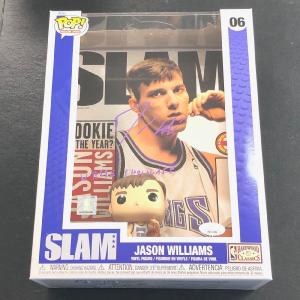 Jason Williams Signed NBA COVER SLAM Funko Pop JSA Sacramento Kings Autographed Discount Eastbay