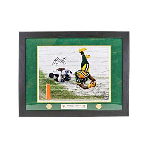 Davante Adams Green Bay Packers Autographed Signed Framed 16x20 Photo Mint LE #17/17 (Beckett & Sports Memorabilia Holograms) Deals Online