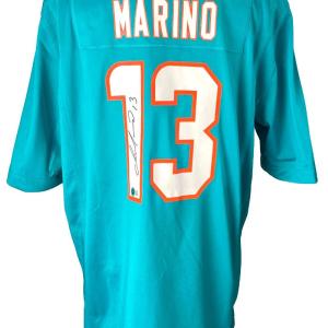 Dan Marino Signed Miami Dolphins Teal Nike Game Jersey BAS ITP Cheap View