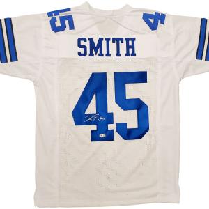 DALLAS COWBOYS ROD SMITH AUTOGRAPHED WHITE JERSEY BECKETT BAS STOCK #196486 Real Sale Online