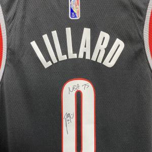 Damian Lillard Signed Trail Blazers Icon Ed Swingman NBA 75 Auto Nike Jersey JSA Outlet Release Dates