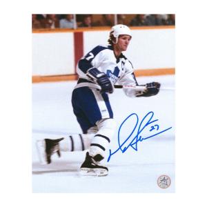 Darryl Sittler Autographed Toronto Maple Leafs Home Ice 8x10 Photo Official
