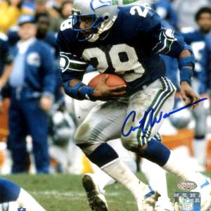 CURT WARNER AUTOGRAPHED SIGNED 8X10 PHOTO SEATTLE SEAHAWKS MCS HOLO 124702 Outlet Cheap Pices