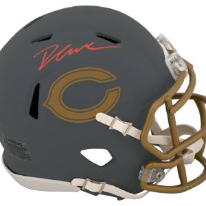 D'Andre Swift Signed Chicago Bears SLATE Riddell Speed Mini Helmet - (SCHWART... Cheap Best