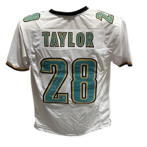 Fred Taylor Autographed/Signed Pro Style Jersey White Insc. Beckett 40942 Buy Cheap Low Cost