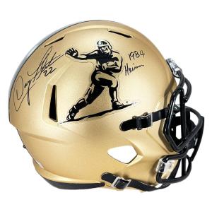 Doug Flutie Signed 1984 Heisman Inscription NCAA Heisman Logo 2023 Gold Revoluti Recommend For Sale