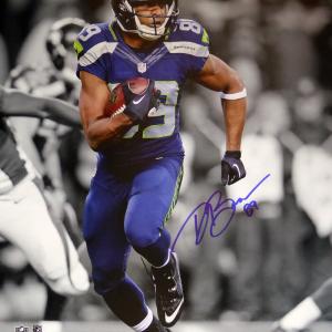 DOUG BALDWIN AUTOGRAPHED 16X20 PHOTO SEATTLE SEAHAWKS IN BLUE MCS HOLO 104873 Cheap Sale Release Dates