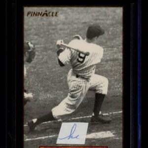 JOE DIMAGGIO CUT HANDWRITING PINNACLE #4 NY YANKEES FIRST GAME ENCAPSULATED CARD Clearance High Quality