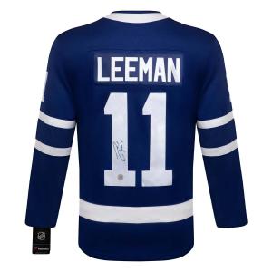 Gary Leeman Autographed Toronto Maple Leafs Blue Fanatics Jersey Discount Outlet Store