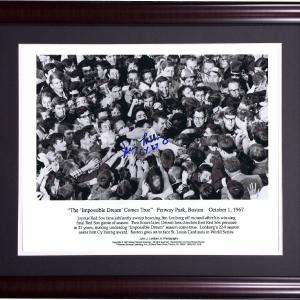 Jim Lonborg Signed 11x14 FRAMED Photo Impossible Dream Red Sox CY 67 autograph Best