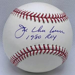 JOE CHARBONEAU SIGNED & INSCRIBED 1980 ROOKIE OF THE YEAR OFFICIAL MLB BASEBALL Cheap Sale Many Kinds Of