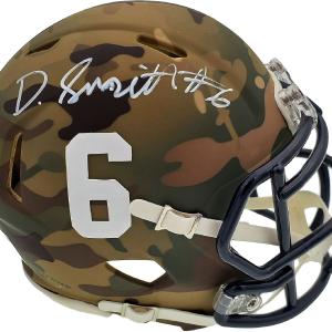 DEVONTA SMITH AUTOGRAPHED SIGNED ALABAMA CAMO SPEED MINI HELMET BECKETT 191111 Really Cheap