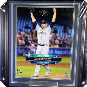 JAMES PAXTON AUTOGRAPHED FRAMED 16X20 PHOTO MARINERS NO HITTER MCS HOLO 135254 Cheap Hot Sale