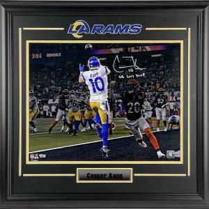 Cooper Kupp Signed Los Angeles Rams 16x20 Photo Inscribed SB MVP Framed Fanatics Fashionable Cheap Online